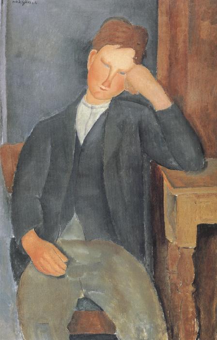 Amedeo Modigliani The Young Apprentice (mk39) Spain oil painting art